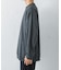 new basic　WASHABLE MERINO WOOL CREW-NECK