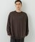 new basic　WASHABLE MERINO WOOL CREW-NECK