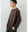 new basic　WASHABLE MERINO WOOL CREW-NECK