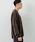 new basic　WASHABLE MERINO WOOL CREW-NECK