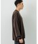 new basic　WASHABLE MERINO WOOL CREW-NECK