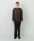 new basic　WASHABLE MERINO WOOL CREW-NECK