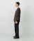 new basic　WASHABLE MERINO WOOL CREW-NECK