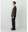 new basic　WASHABLE MERINO WOOL CREW-NECK