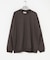 new basic　WASHABLE MERINO WOOL CREW-NECK
