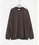 new basic　WASHABLE MERINO WOOL CREW-NECK