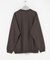 new basic　WASHABLE MERINO WOOL CREW-NECK
