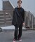 new basic　WASHABLE MERINO WOOL CREW-NECK