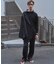 new basic　WASHABLE MERINO WOOL CREW-NECK