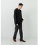 new basic　WASHABLE MERINO WOOL CREW-NECK