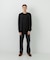 new basic　WASHABLE MERINO WOOL CREW-NECK