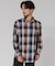 『別注』OUTDOOR EXCHANGE×URBAN RESEARCH　シャギーチェックシャツ