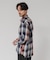 『別注』OUTDOOR EXCHANGE×URBAN RESEARCH　シャギーチェックシャツ