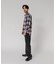 『別注』OUTDOOR EXCHANGE×URBAN RESEARCH　シャギーチェックシャツ