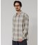 『別注』OUTDOOR EXCHANGE×URBAN RESEARCH　シャギーチェックシャツ