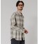 『別注』OUTDOOR EXCHANGE×URBAN RESEARCH　シャギーチェックシャツ