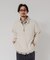 『別注』THOUSAND MILE×URBAN RESEARCH　ニットフリースハーフジッププルオーバー