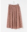 SOIL　FLOWER GATHERED SKIRT