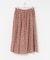 SOIL　FLOWER GATHERED SKIRT