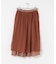 SOIL　FLOWER GATHERED SKIRT