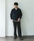 『仁村紗和さん着用』『UR TECH』完声2タックワイドトラウザー