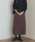 『一部WEB限定カラー』チェックプリーツスカート