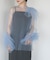 ANDRESD　blooming tulle dress