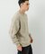 『別注』crepuscule×URBAN RESEARCH　Multi Border Mix CREW-NECK