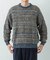 『別注』crepuscule×URBAN RESEARCH　Multi Border Mix CREW-NECK