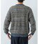 『別注』crepuscule×URBAN RESEARCH　Multi Border Mix CREW-NECK