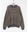 『別注』crepuscule×URBAN RESEARCH　Multi Border Mix CREW-NECK