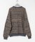 『別注』crepuscule×URBAN RESEARCH　Multi Border Mix CREW-NECK