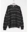 『別注』crepuscule×URBAN RESEARCH　Multi Border Mix CREW-NECK
