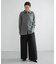 new basic　WOOL SILK WIDE PANTS