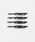 heyep　Paper Clip  Hair Pins4P