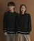 『一部WEB限定カラー』『洗濯可／毛玉防止』ストレッチハイショクラインニット
