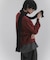 アシメクルーネックニット