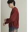 アシメクルーネックニット