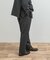 LIFE STYLE TAILOR　ピンヘッドツイルストレッチ2タックパンツ