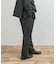 LIFE STYLE TAILOR　ピンヘッドツイルストレッチ2タックパンツ