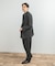 LIFE STYLE TAILOR　ピンヘッドツイルストレッチ2タックパンツ