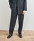 LIFE STYLE TAILOR　ピンヘッドツイルストレッチ2タックパンツ