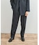 LIFE STYLE TAILOR　ピンヘッドツイルストレッチ2タックパンツ