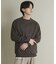『ユニセックス』シシュウフェイクスエードクルーネックスウェット