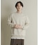 『ユニセックス』シシュウフェイクスエードクルーネックスウェット