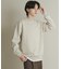 『ユニセックス』シシュウフェイクスエードクルーネックスウェット