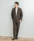 LIFE STYLE TAILOR　ウールライクツイルコンフォータブル Wジャケット