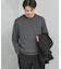 LIFE STYLE TAILOR　マシンウォッシャブルハイゲージクルーニット