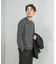 LIFE STYLE TAILOR　マシンウォッシャブルハイゲージクルーニット