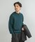 LIFE STYLE TAILOR　マシンウォッシャブルハイゲージクルーニット